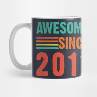 Vintage Awesome Since 2011 Mug